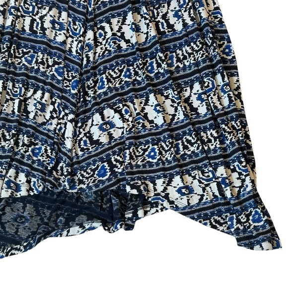 Lucky Brand Crochet Maxi Dress Black, taupe and Blue Patterned - Picture 4 of 10